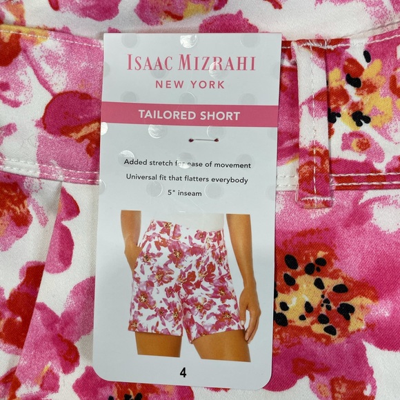 NWT Women's Isaac Mizrahi Water Color Shorts - Picture 3 of 7